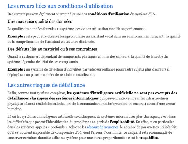 CNIL erreurs IA 2